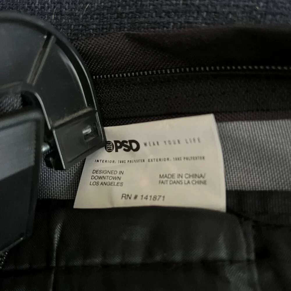 PSD backpack Pharaoh Black